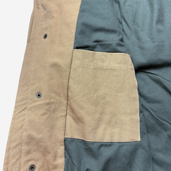 Pittsburgh Steelers Jacket Mens Large Brown Hooded Canvas Zip NFL Darius Rucker - Picture 11 of 16